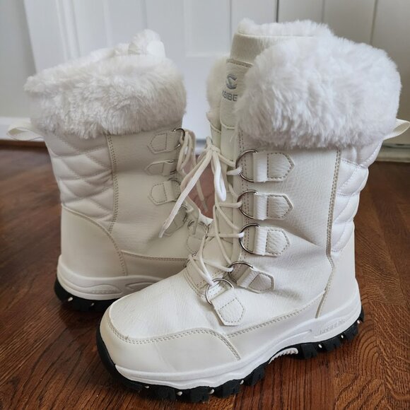 Hobibear / Girls Snow Boots / White / Size 4 - Picture 1 of 6